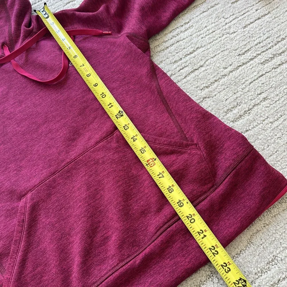 Adidas Hooded Hoodie Sweater Pink Fuchsia Youth Medium 12-14 Thumbholes Climwarm